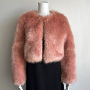 Hot & Delicious Pink Faux Fur Jacket